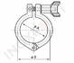 Хомут CLAMP нержавеющий Dn 25-40 (25-43 мм) AISI 304, DIN/SMS