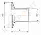 Штуцер CLAMP нержавеющий Dn 150 (154 мм) AISI 304, DIN